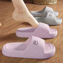 Slippers For Women Soft Soles Outdoor Wear In Summer Comfortable Bathroom Indoor Home EVA Deodorant Cool