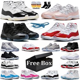 With box jumpman 11 basketball Shoes 11s badmintom kanye Gratitude Bred Cherry Midnight Navy Neapolitan Cool Grey Space Jam tennis chaussure mens trainers dhgate