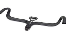 2020 Italy style full Carbon Fibre road Bike handlebar Integrated carbon integrative bicycle compact handlebar with stem4407023