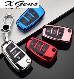 Soft TPU Car Remote Key Cover Case For Audi A3 8P A4 B7 B8 B5 B9 B6 A1 A5 Q7 Q5 A6 4F C6 C5 C7 C4 TT Q3 S3 A7 A8 C4 8N 8V 8L RS32967315