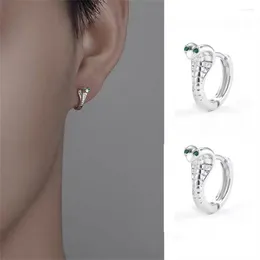 Stud Earrings Gothic Punk Mini Snake Hoop For Women Cute Animal Stainless Steel Serpentine Party Jewelry Accessories Gift