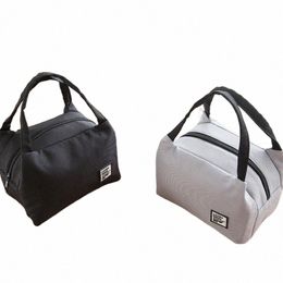 portable Lunch Bag Tote Insulated Box Canvas Thermal Cold Warm Food Ctainer School Picnic Men Women Kids Bento Storage Pouch i2ft#