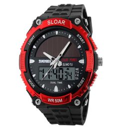 Wristwatches Mens Sports Watches Solar Digital LED Military Watch Men Fashion Casual Electronics Man Clock Reloj Hombre SKMEI9513321