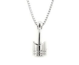 Mini Engine Piston Pendant Stainless Steel Necklace Biker Motorcycle Enthusiast Torque Necklaces Men Punk Rocking Jewellery SN636148520