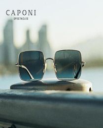 Sunglasses CAPONI Brand Fashion Women Design Eyewear Square Style Colour Lenses Polarised Sun Glasses For Men CP197113878192