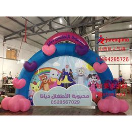 Mascot Costumes Iatable Arch Rainbow Bridge Party Props, Beautiful Chen Scenery Decoration, Customized by Manufacturers