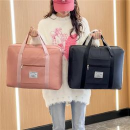 1PCS Large Capacity Storage Bag Portable Travel Tote Moving Organiser Foldable Waterproof Womens Fitness Yoga Bag 240409