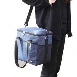 20l Multi-Size Portable Insulated Bag Thermal Cooler Lunch Box Keep Fresh Storage Bento Pouch Outdoor Cam Picnic Tote Bags Z11j#