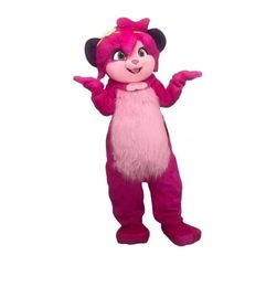 2024 New Adult Pink Doll Adults Mascot Costume Fun Outfit Suit Birthday Party Halloween Outdoor Outfit Suit