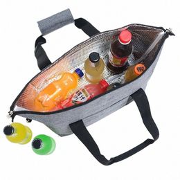 large Cooler Bag Thermal Insulated Lunch Box Picnic Ice Beer Wine Barbecues Cam Food Fresh Kee Ctainer Handbag Items H5yQ#