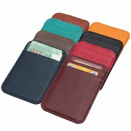 mini Credit Card Holder Unisex Wallet Bank PU Leather Wallets Ultrathin Designer Five Cards Cardholder Classics Card Bag D27N#