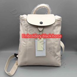Retail Women Wholesale 95% Off Designer Clearance Tote Bags for Sale Black Purse Backpack Embroidered Student Computer Bag Foldable Travel Mommy Rl1x