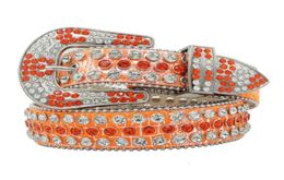 Fashion Belts for Women Men Designer Simon rhinestone belt with bling rhinestones as gift318H9091832