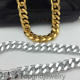 Cuba hip hop domineering Aluminium chain hip hop mens and womens Aluminium chain necklace