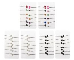 Pins Brooches 24Pcs Muslim Hijab Scarf Pin Pearl Clip Headscarf Shawl Accessories Lady Clips Jewerly Gift5203709