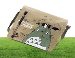 Fashion Totoro Bag Men Messenger Bags Canvas Shoulder Bag Lovely Cartoon Anime Neighbour Male Crossbody School Letter Bag 14615371852506