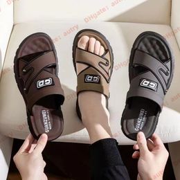 Designer sandals men's fashionable classic floral brocade slippers flat shoes leather rubber hot shoe platform Flip Flops Gear Bottoms beach shoes loafers 002