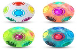 Magic Rainbow Puzzle Ball Balls Toy Game Fun Stress Reliever Sensory Toys for Kids Boys Girls Teens Adults6102491