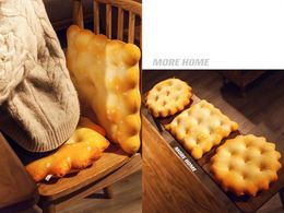 Pillow 2024 Realistic Biscuit Cookies Home Office Decoration Car Sofa Tatami Floor Ins Fashion