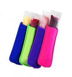 Neoprene Popsicle Sleeve Ice Insulated Bag Ice Cream Tools ze Protection Cover2606580
