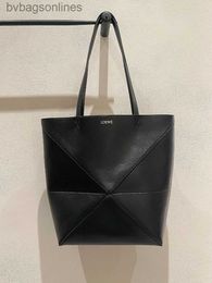 Women Luxury High Quality Loeweelry Designer Bags Puzzle Folding Tote Bag Cowhide Bag Handbag with Original Brand Logo