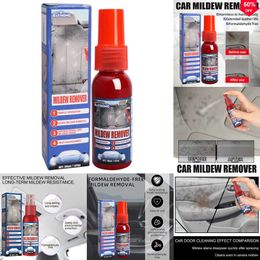 2024 Car Mildew Remover Interior Cleaner Upholstery Seats Feet Roof Mildew Cleaning And Maintenance Spray Auto Cleaning Tools 30Ml