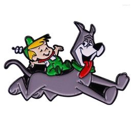 Brooches The Jetsonss Elroy Astro Dog Enamel Pin Classic Cartoon Brooch Badge For Backpacks Fashion Jewellery Gift7968094