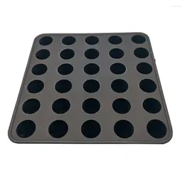 Baking Moulds Bpa-free Ice Tray Silicone Cube Mould With Lid For Freezer Drinks 30 Cavity Cylinder Whiskey Cocktail