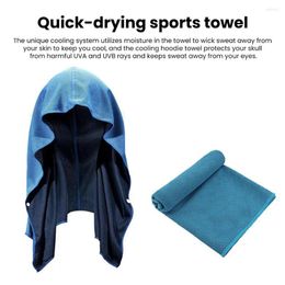 Towel For Neck Face Heatstroke Instant Hoodie Set Men Sun Protection Sports Weather Reusable