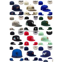 Ball Caps 2023 Fitted Hats Sizes Hat Designer Baseball All Teams Logo Cotton Flat Embroidery Unisex Snapbacks Athletic Street Outdoo Dhyi8