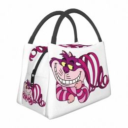 cheshires Cat Insulated Lunch Bags for Women Resuable Thermal Cooler Lunch Tote Work Picnic e2i3#