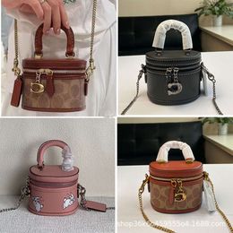 Bags Carriage Box Bag Genuine Leather Makeup Mini Women's Cn596 Ce768 Ce769