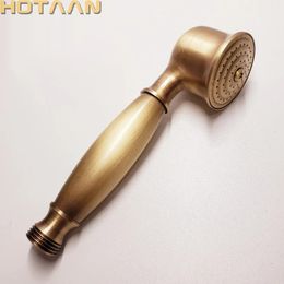 Retail wholesale solid copper antique brass handheld shower luxury batnroom Hand Shower Head YT-5175 240416