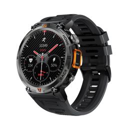 EIGIIS KE3 Smart Watch 3ATM Waterproof Original Design For Men Bluetooth Call Health Monitor With Flashlight 100+ Sports Modes