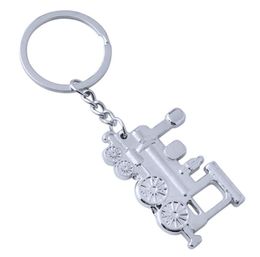 Very popular keychains KeyChain key Rings Keyring Holder Steam Train Model Jewellery