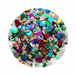 Bottles Selling Assorted Christmas Holiday Glitter Confetti Xmas Tree Snowflake Candy Merry Table Sequins Decor