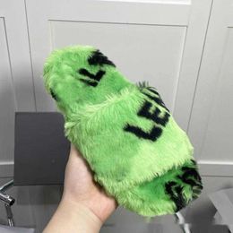 Slippers Womens Fluffy slippers New slippers fashion wear home flip-flops with cap sandals comfortable soft luxury high-end brand design 2404166552