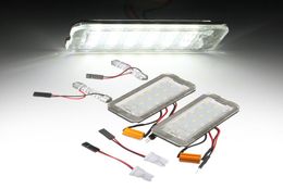 No Error 2 PCS car license plate light for Fiat 500 500C auto replacement LED number plate lamp accessory parts white6098257