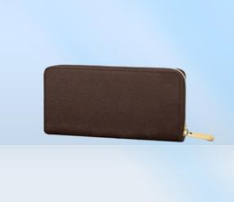 M60002 Luxury Designer Zippy Organiser Wallet Women039s Zipper Long Wallets Mono Gramme Canvers Leather9145921