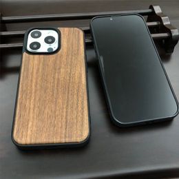 20PCS Luxury Real Natural Wood Cell Phone Case Carved Manual Wooden Art Bamboo Cover for iPhone 15 14 13 12 11 Pro Max XS XR 8 7 Plus