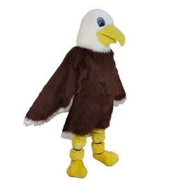 2024 Adult size Bald Eagle mascot costume Cartoon Character Outfits Suit Furry Suits Halloween Carnival Birthday Party Dress