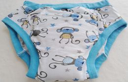 Printed gery monkey adult Training Pant abdl Cloth Diaper Baby Diaper LoverUnderpantsnappie Adult Nappies4133475