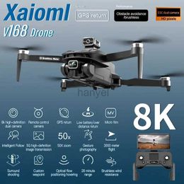 Drones For V168 Drone 8K 5G GPS Professional HD Aerial Photography Dual-Camera Omnidirectional Obstacle Avoidance Drone Original 240416