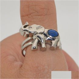 Other Cute Elephant Mood Ring Adjustable Color Changes To The Temperature Of Your Blood Drop Delivery Jewelry Body Dhiwo