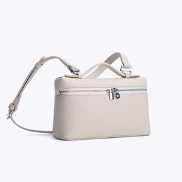 BagMakeup, Commuting, One Shoulder Gift, Wife's Bag, Diagonal Small Handbag, Girl's Lunch Box, Real Leather Bag
