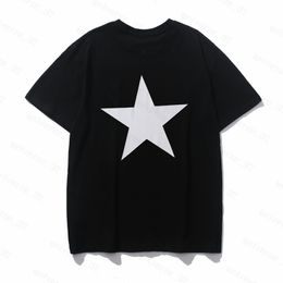 T-shirt Essentialsshirt Mens T Shirts Thick Cotton Version Summer Women Designers Tshirt Fashion Tops Man Casual Letter Polos Clothing Clothes Tees 2024 ZX1