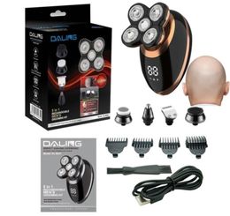 Multi Grooming Kit Electric Shaver Razor for Men Lcd Display Beard Rechargeable Bald Head Shaving Machine 2205211959964