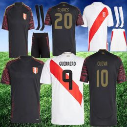 2024 Peru Soccer Jerseys 24 25Home Away Copa Football Shirts PIZARRO FARFAN CUEVA Eleccion Peruana Cuevas SOLANO FLORES CUBILLAS PINEAU Outdoor Apparel Men Kids Kit