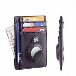 tracker RFID Card Holder Multi-functi Wallet Card Holder Credit Card Holder Wallet With Built-in AirTag Protective Case v6NH#