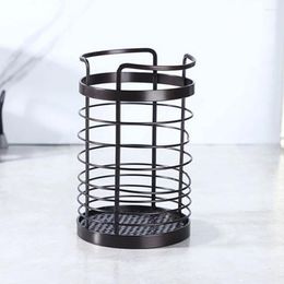 Kitchen Storage Utensil Drying Rack Circular Stainless Steel Cutlery Drainer For Antirust Tools Gadgets